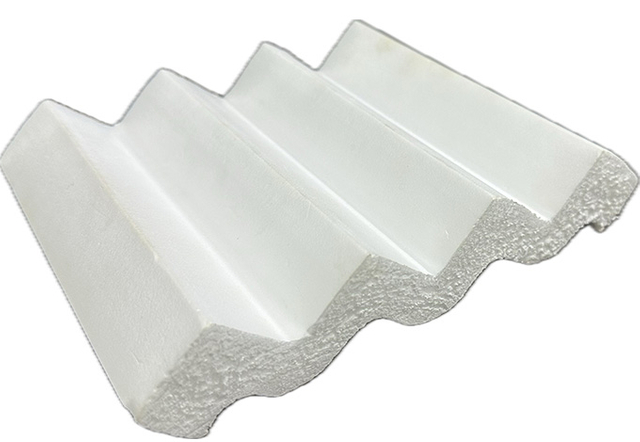 High density PS foam skirting board molding sample for residential and commercial interiors