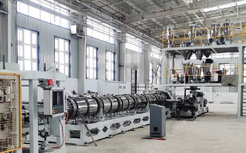 Kazakhstan XPS insulation board extrusion line case model 75 160 output 400 to 450 kg per hour