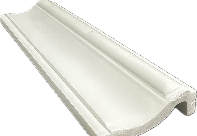 PS foam ceiling trim profile sample set for moulding extrusion machine capability showcase