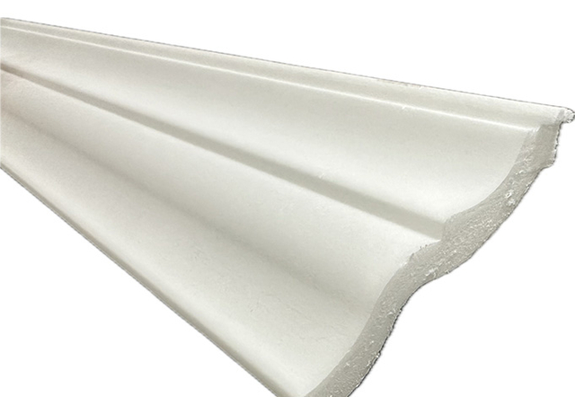 Decorative PS foam wall molding profile with smooth surface ready for painting