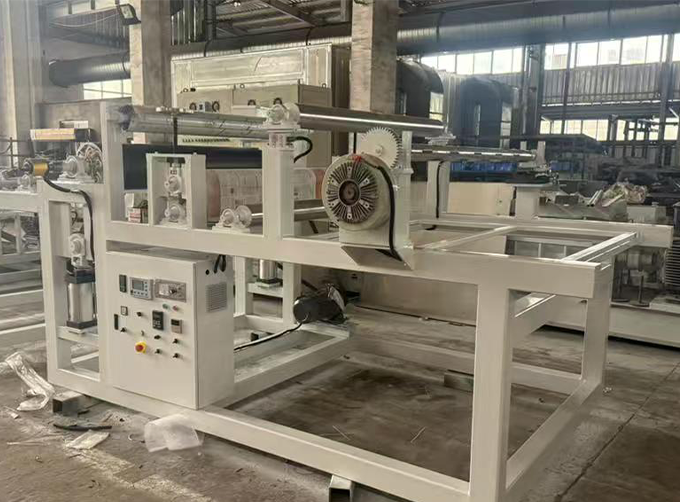 Mingxinzhi PS underlayment laminating machine with precision secondary foaming oven and control panel