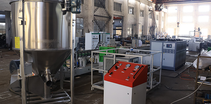 PLC control cabinet for PS foam floor covering production line smart parameter monitoring