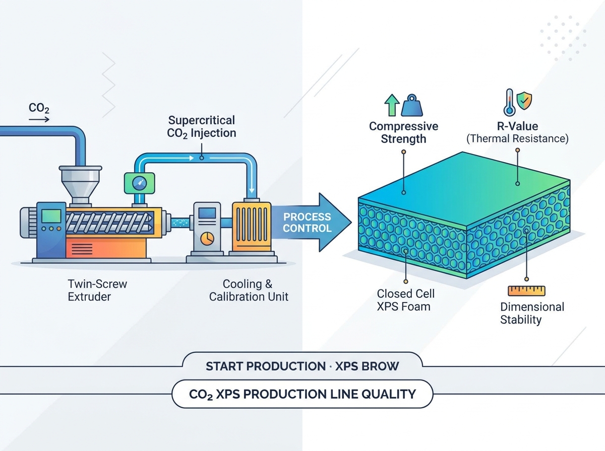 CO2 XPS production line extrusion equipment